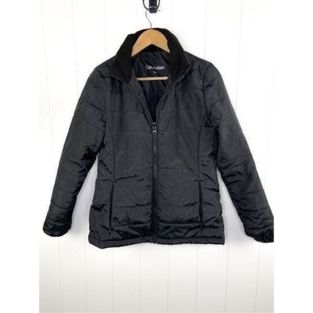 Calvin Klein Black Puffer Jacket Size S